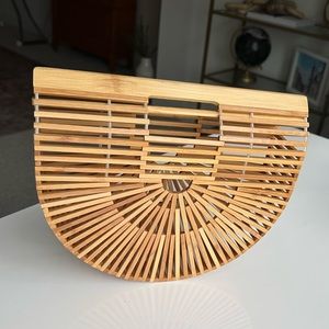 Wood Slat Handbag